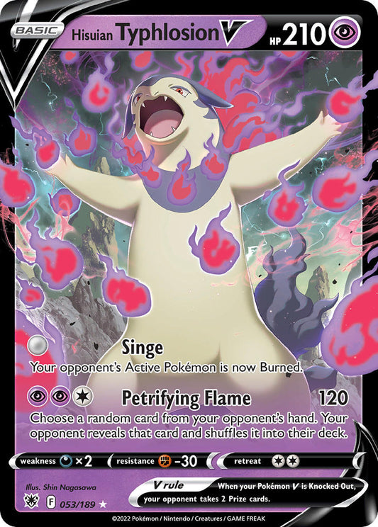 053/189  Hisuian Typhlosion V