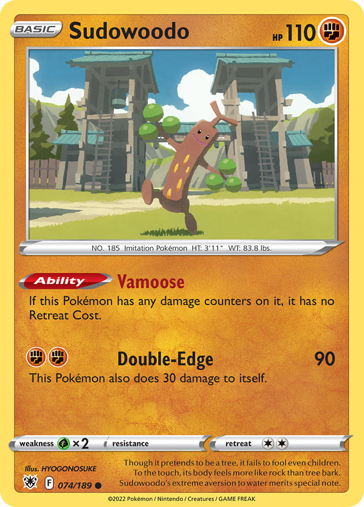 074/189  Sudowoodo