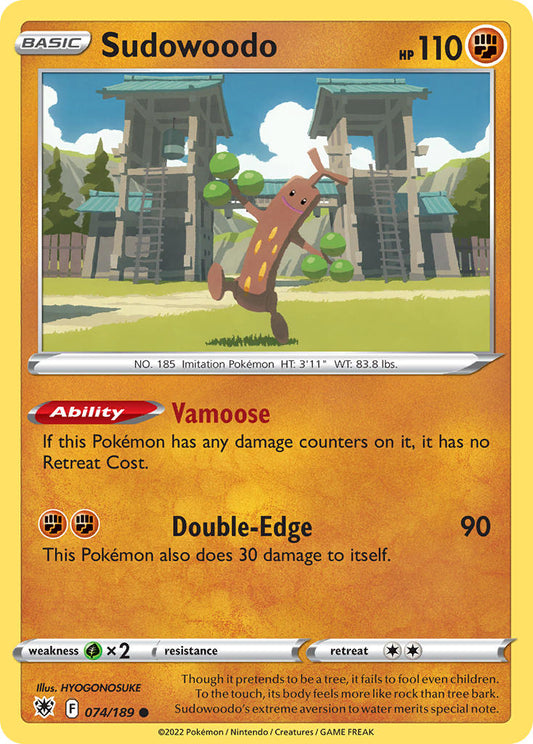 074/189  Sudowoodo