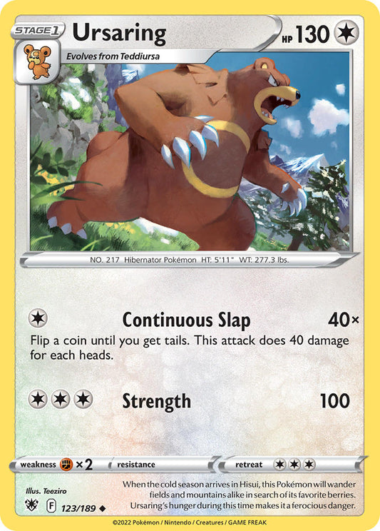 123/189  Ursaring
