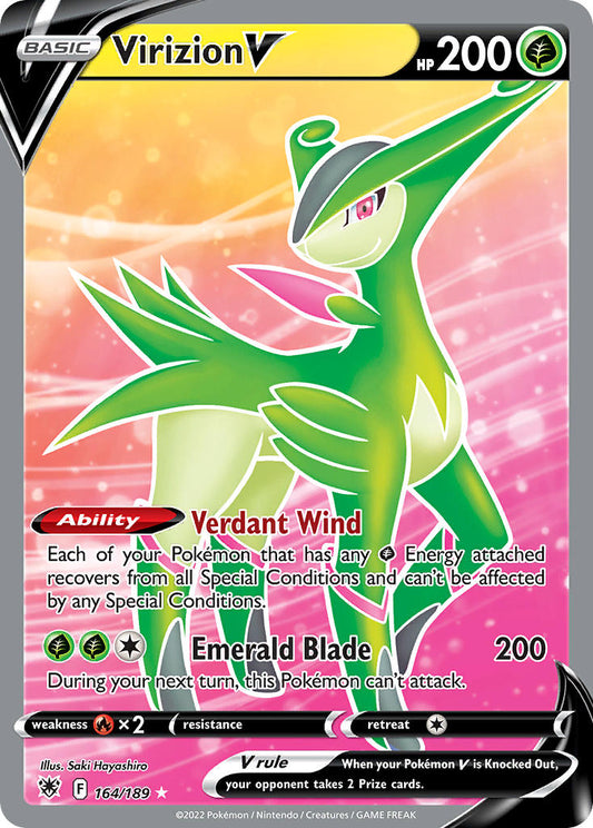 164/189  Virizion V (Full Art)