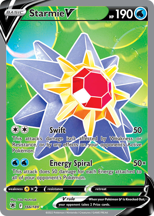 166/189  Starmie V (Full Art)