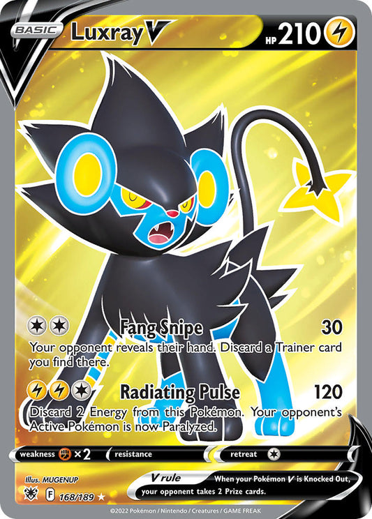 168/189  Luxray V (Full Art)