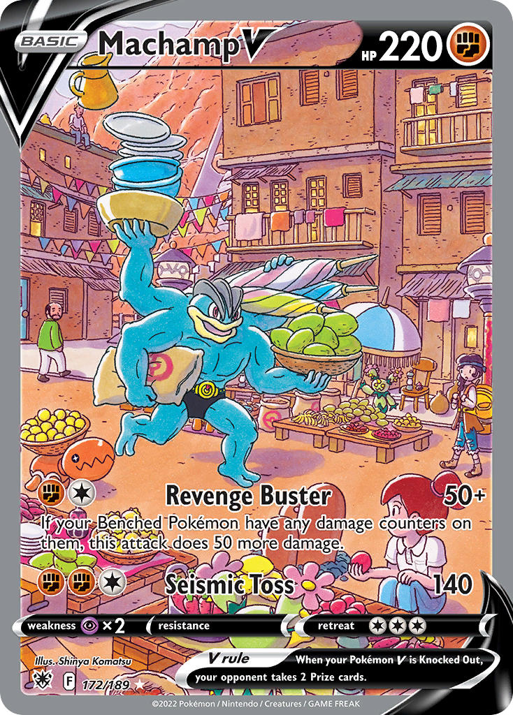 172/189  Machamp V (Alternate Full Art)