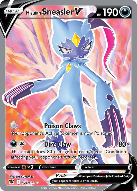 174/189  Hisuian Sneasler V (Full Art)