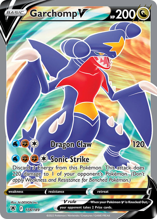 178/189  Garchomp V (Full Art)