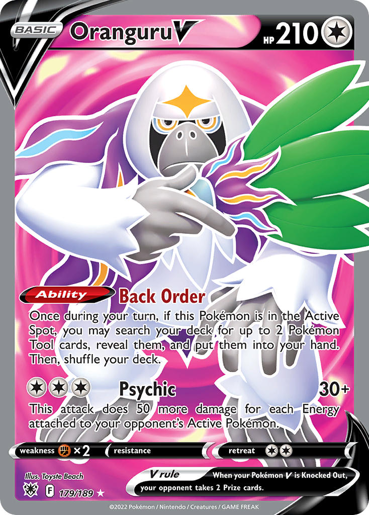 179/189  Oranguru V (Full Art)