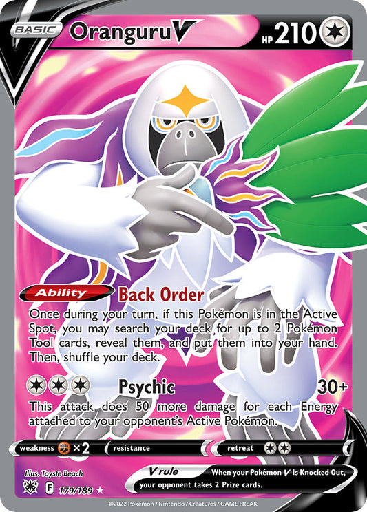 179/189  Oranguru V (Full Art)
