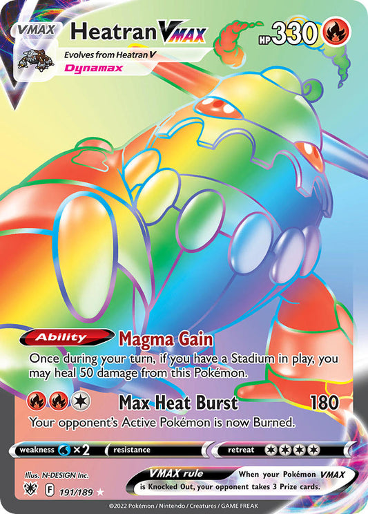 191/189  Heatran VMAX (Secret)