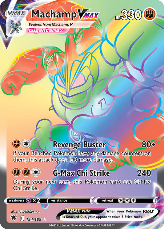 194/189  Machamp VMAX (Secret)