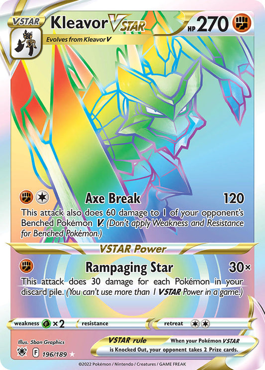 196/189  Kleavor VSTAR (Secret)