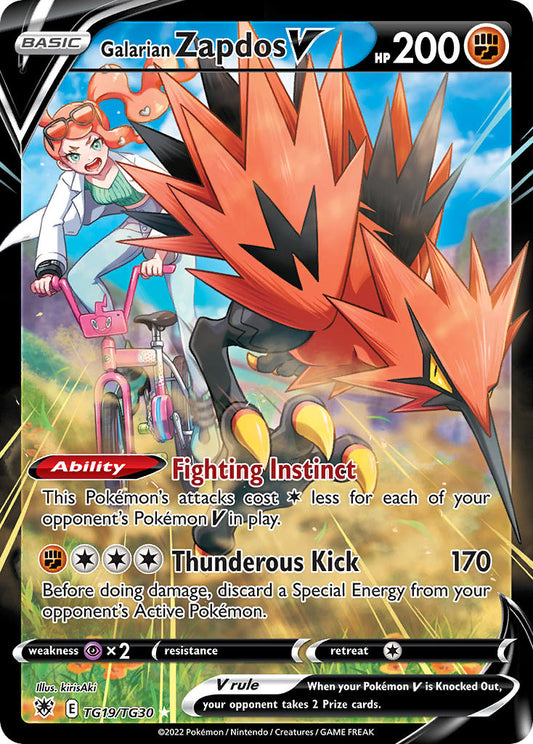 TG19/TG30  Galarian Zapdos V