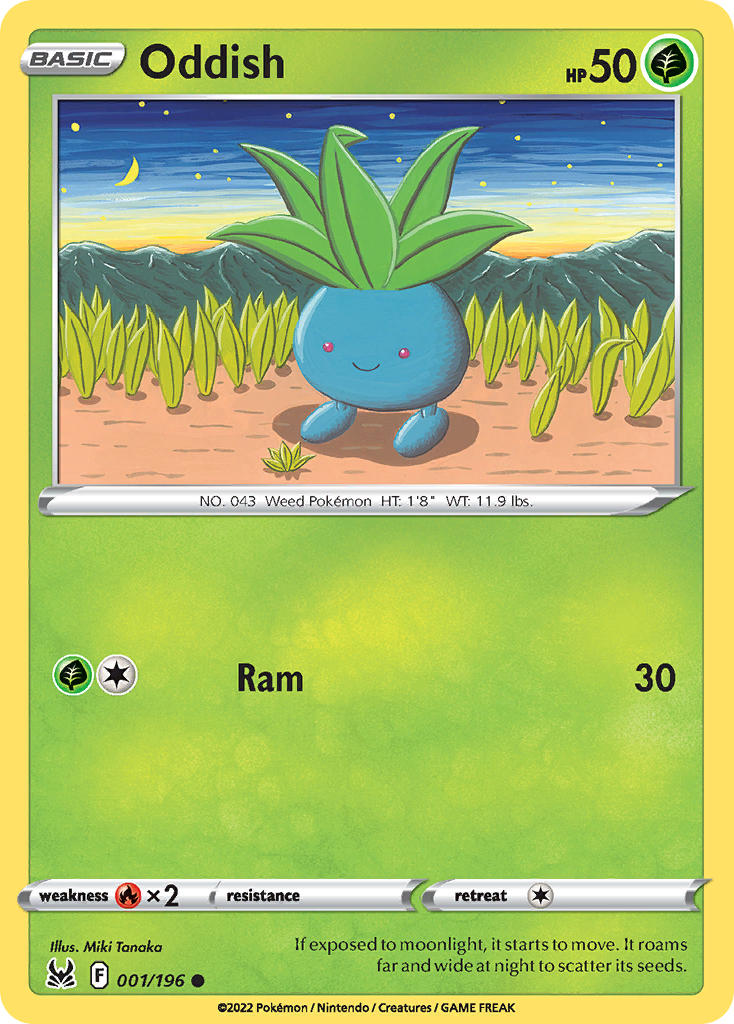 001/196  Oddish