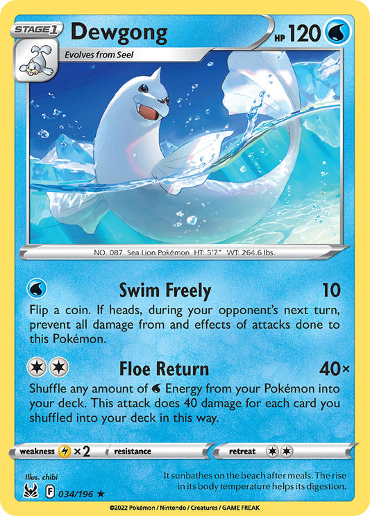 034/196  Dewgong