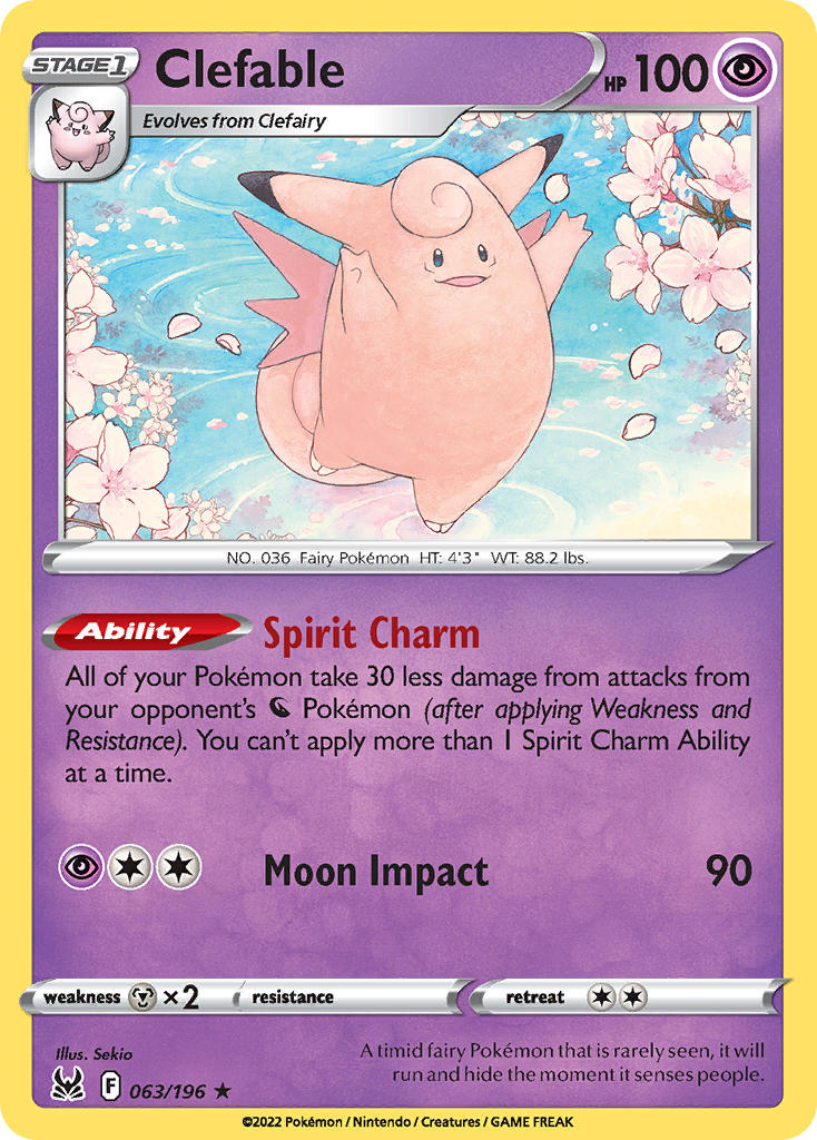 063/196  Clefable