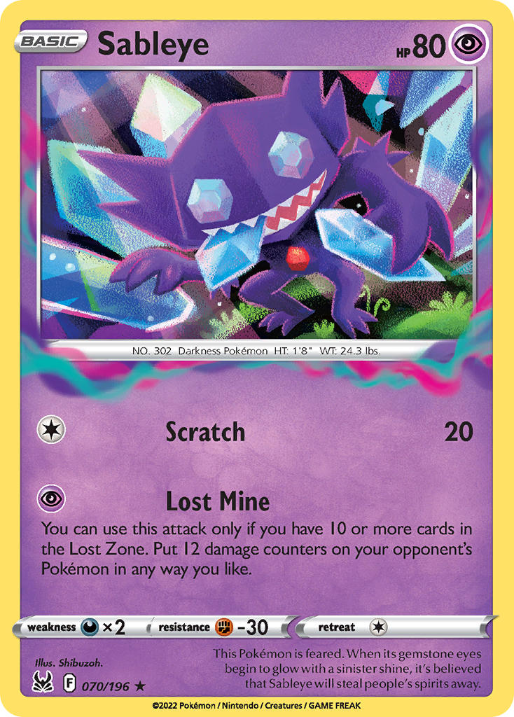 070/196  Sableye