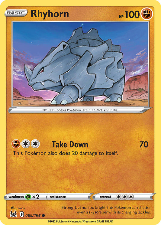 089/196  Rhyhorn