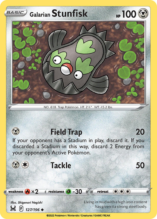 127/196  Galarian Stunfisk