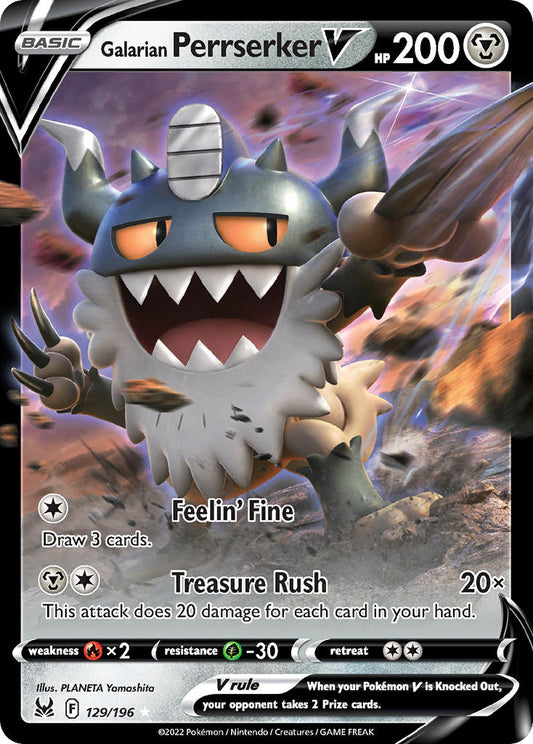 129/196  Galarian Perrserker V
