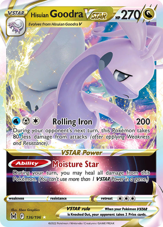 136/196  Hisuian Goodra VSTAR