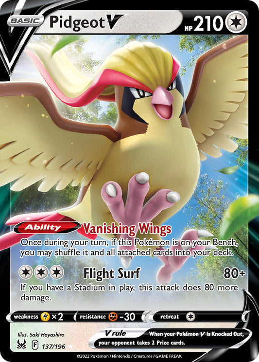 137/196  Pidgeot V