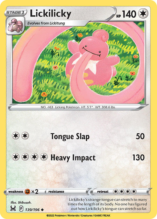 139/196  Lickilicky