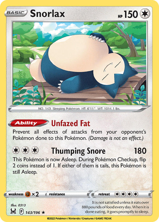 143/196  Snorlax