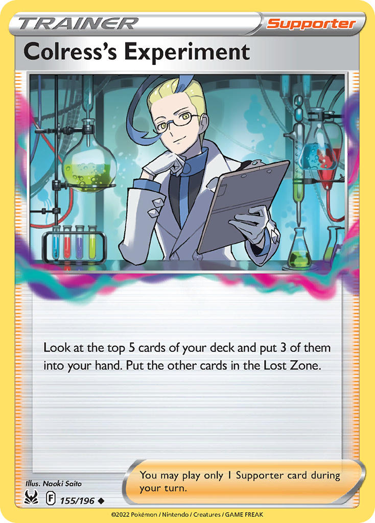 155/196  Colress's Experiment