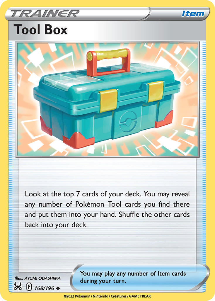 168/196  Tool Box