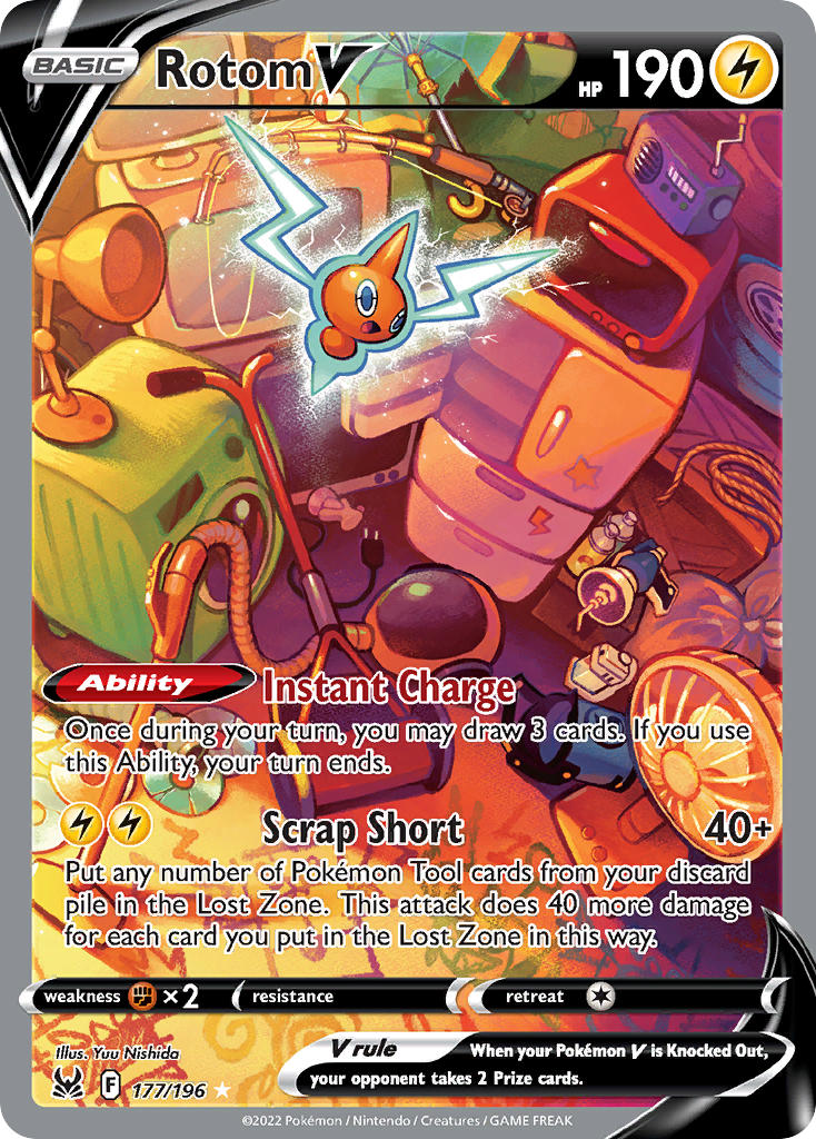 177/196  Rotom V (Alternate Full Art)