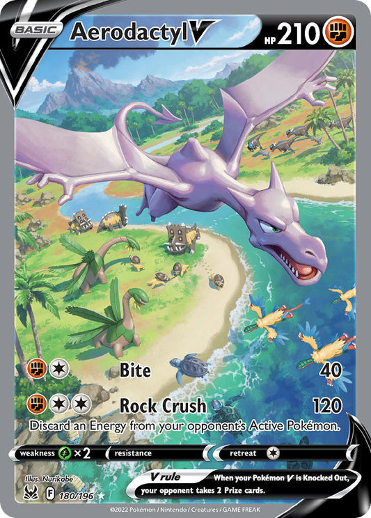 180/196  Aerodactyl V (Alternate Full Art)