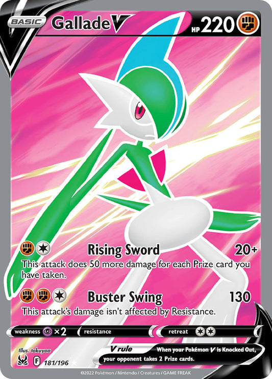181/196  Gallade V (Full Art)