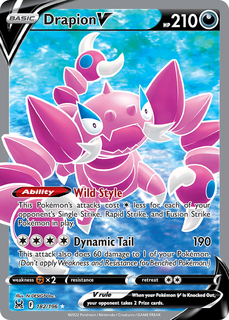 182/196  Drapion V (Full Art)