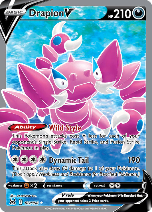 182/196  Drapion V (Full Art)