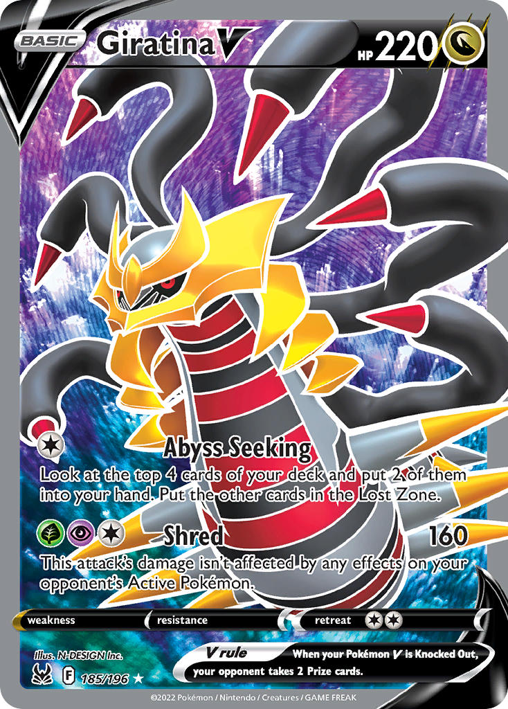 185/196  Giratina V (Full Art)