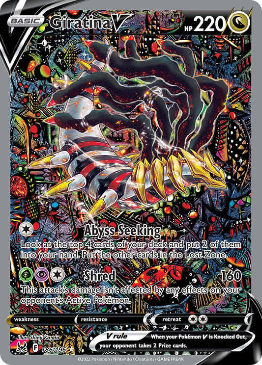 186/196  Giratina V (Alternate Full Art)