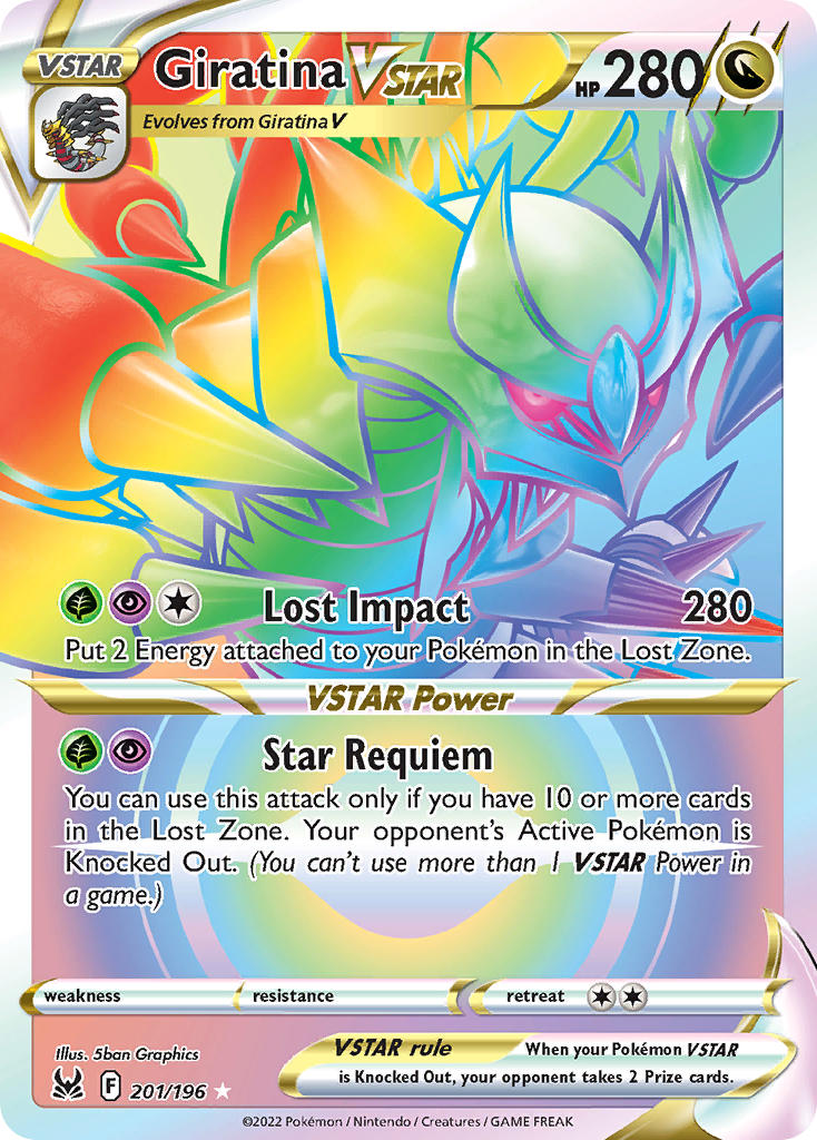 201/196  Giratina VSTAR (201) (Secret)