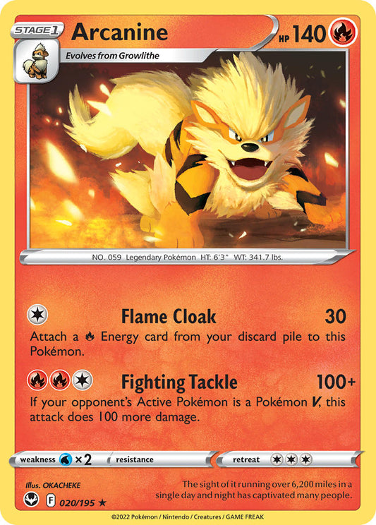 020/195  Arcanine
