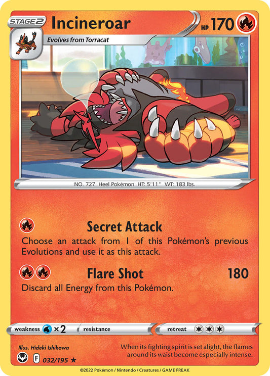 032/195  Incineroar