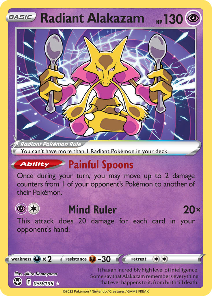 059/195  Radiant Alakazam