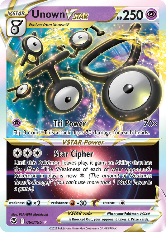 066/195  Unown VSTAR