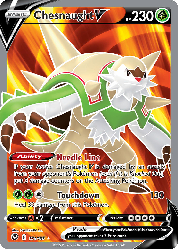 171/195  Chesnaught V (Full Art)