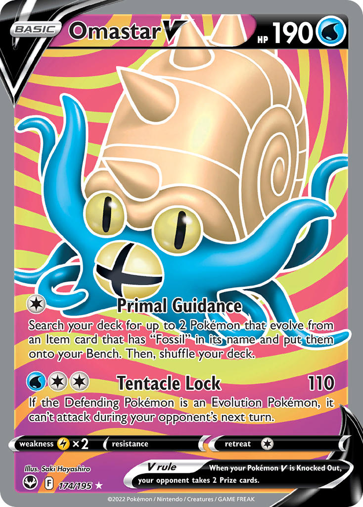 174/195  Omastar V (Full Art)