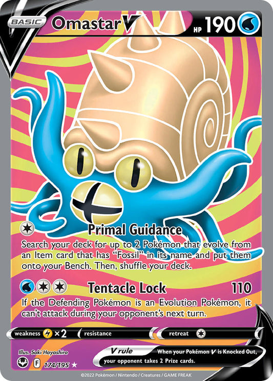 174/195  Omastar V (Full Art)