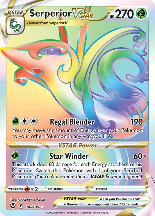 196/195  Serperior VSTAR (Secret)