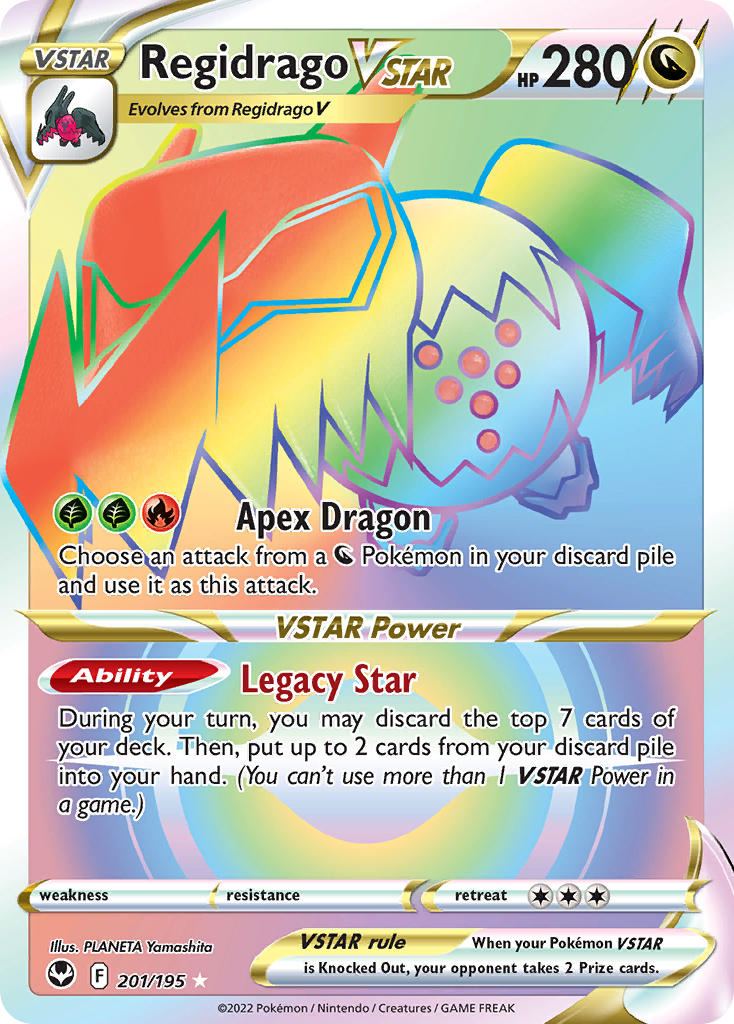 201/195  Regidrago VSTAR (Secret)