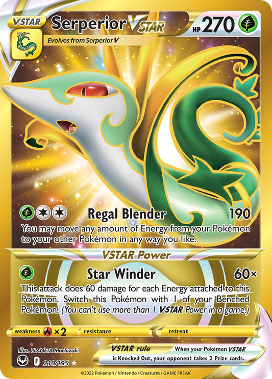 210/195  Serperior VSTAR (Secret) (210)