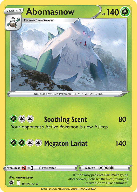 013/192  Abomasnow