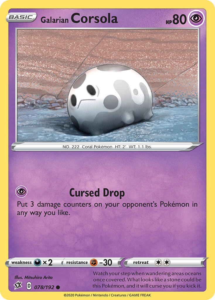 078/192  Galarian Corsola