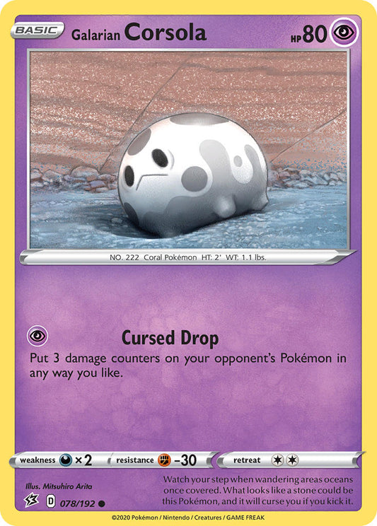 078/192  Galarian Corsola